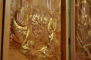 Tríptico Albani Torlonia. Detalle.