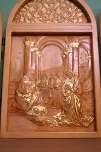 Tríptico Albani Torlonia. Detalle.