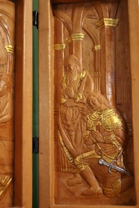 Tríptico Albani Torlonia. Detalle.